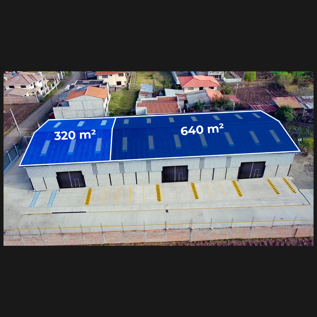 Bodega 640 y 320 m2